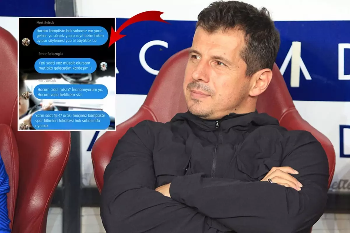 Emre Belözoğlu kendisine yapılan halı saha teklifini geri çevirmedi