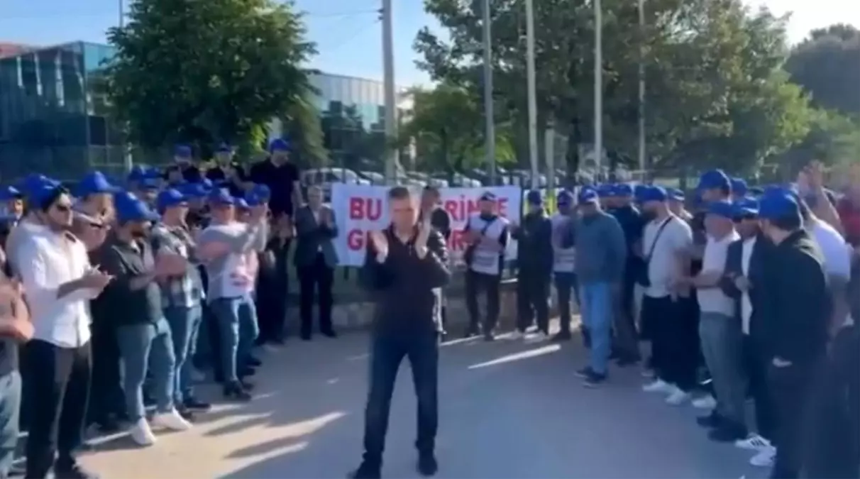 Alstom Fabrikasında İşçiler Greve Gitti
