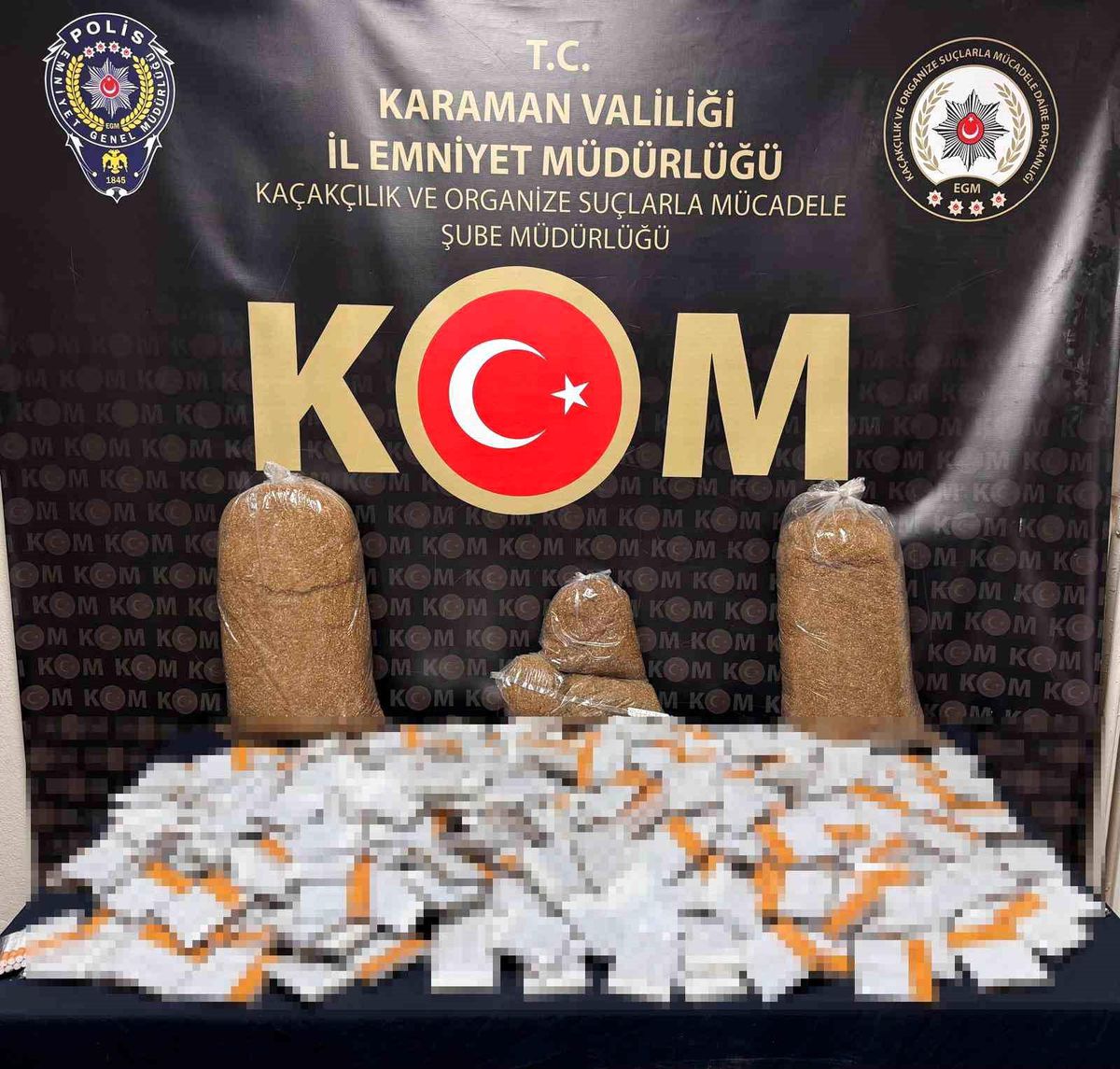 Karaman'da Uyuşturucu ve Silah Ele Geçirildi, 7 Şahıs Tutuklandı