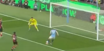 Kevin De Bruyne Etihad'daki son maçında inanılmaz bir gol kaçırdı