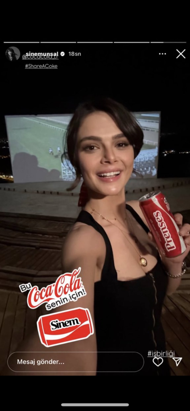 The video of Ronaldo went viral after Ozan Akbaba and Sinem Ünsal's Coca-Cola advertisement
