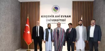 KAEÜ Rektörü, Afganistan Büyükelçiliği Yetkilileri ile Görüştü
