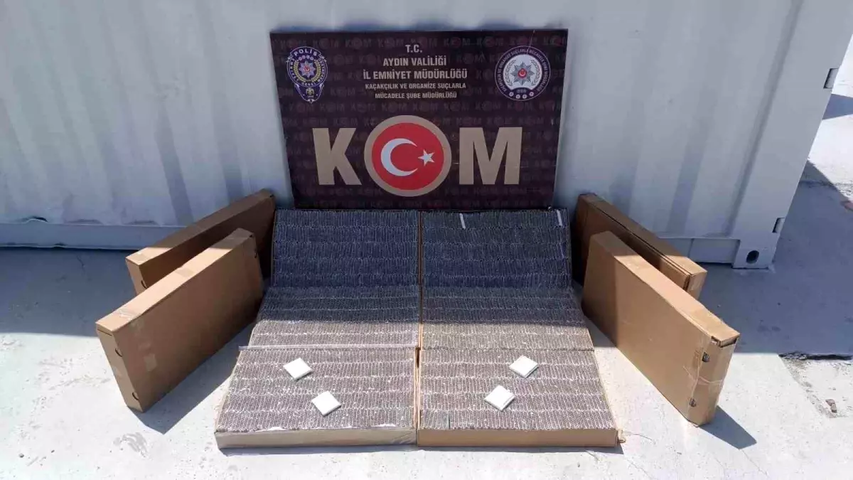 Aydın'da Kaçak Tütün Doldurulmuş 51 Bin Makaron Ele Geçirildi