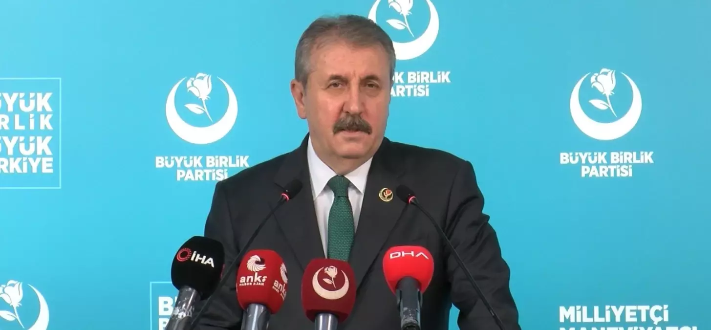 BBP Genel Başkanı Destici: 'Bu ülkede bir Kürt sorunu yoktur, terör sorunu vardır'
