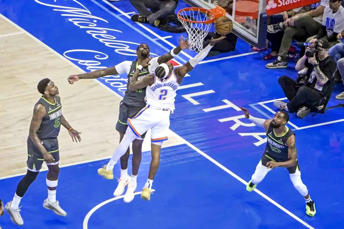 NBA Batı Konferansı Finalinde Oklahoma City Thunder, Minnesota Timberwolves'u Mağlup Etti