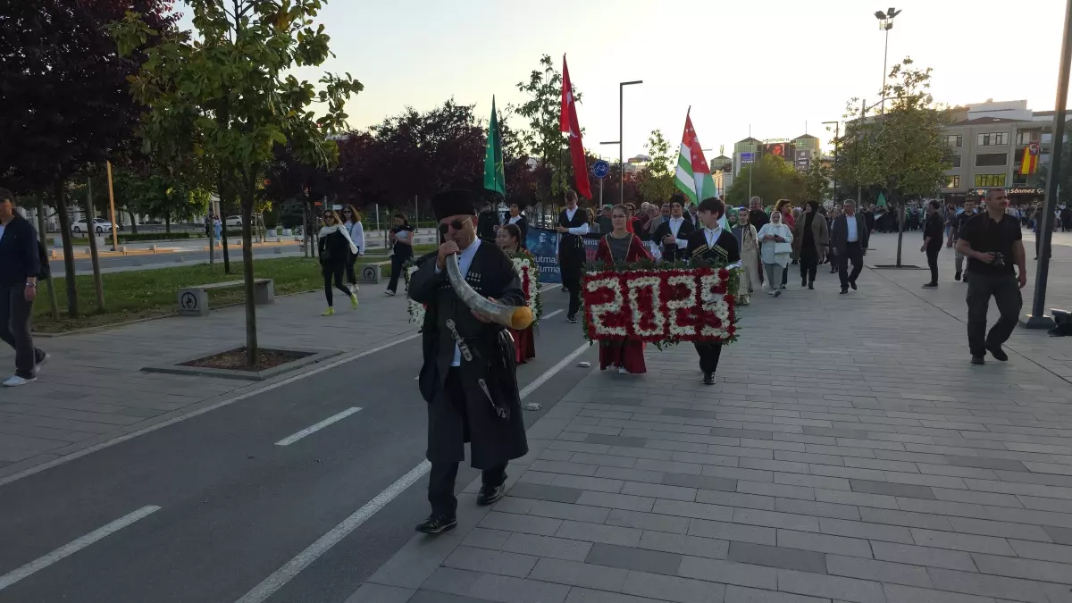 Düzce'de Çerkes Sürgünü'nün 161. Yılına Yürüyüş