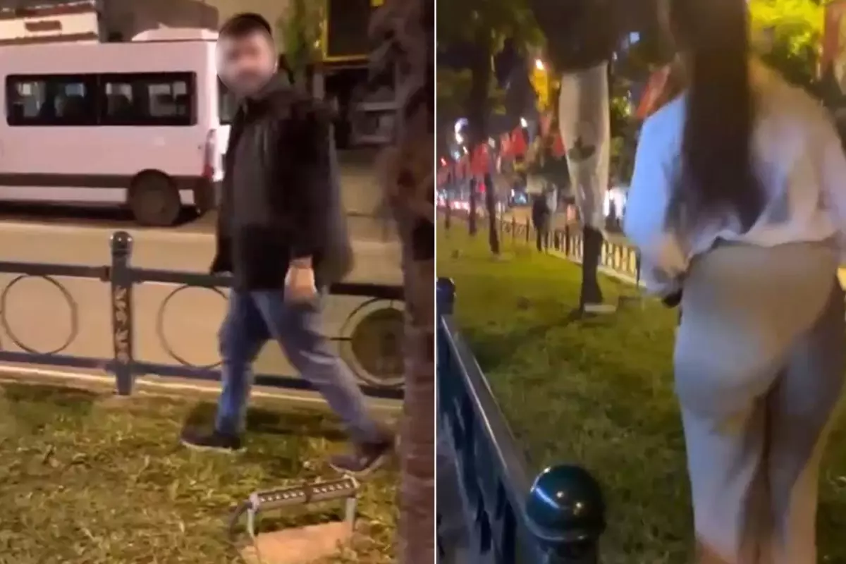 Türk bayrağını yakmaya çalışan şüpheli yakalandı! Bakın üstünden ne kimliği çıktı