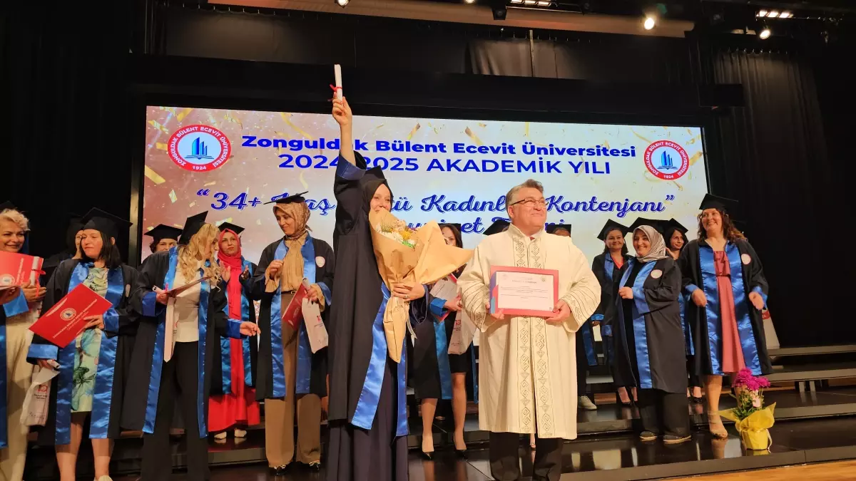 34 yaş üstü kadınlar için ek kontenjan uygulaması ilk mezunlarını verdi