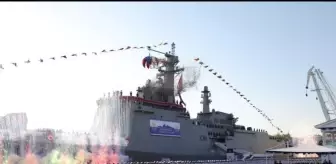 Kuzey Kore'nin en büyük savaş gemisi suya indirilirken devrildi