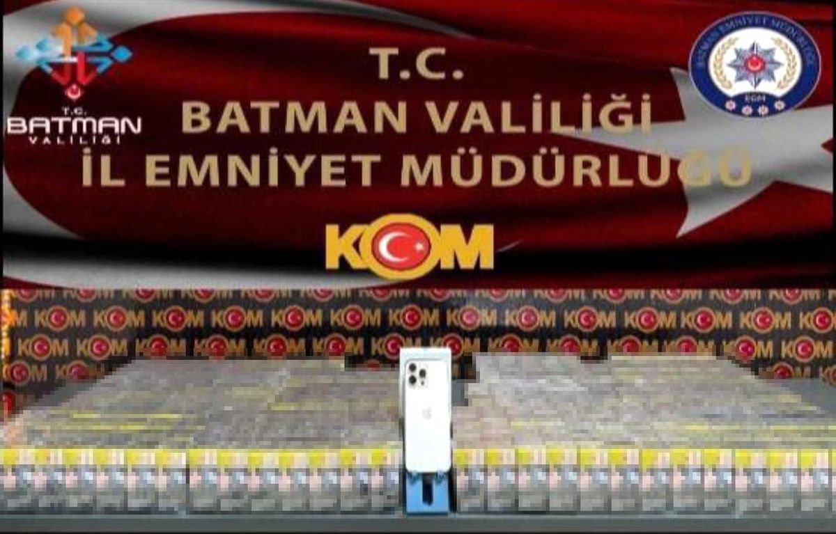 Batman'da Kaçakçılık Operasyonu: 3 Gözaltı ve Çok Sayıda Kaçak Ürün