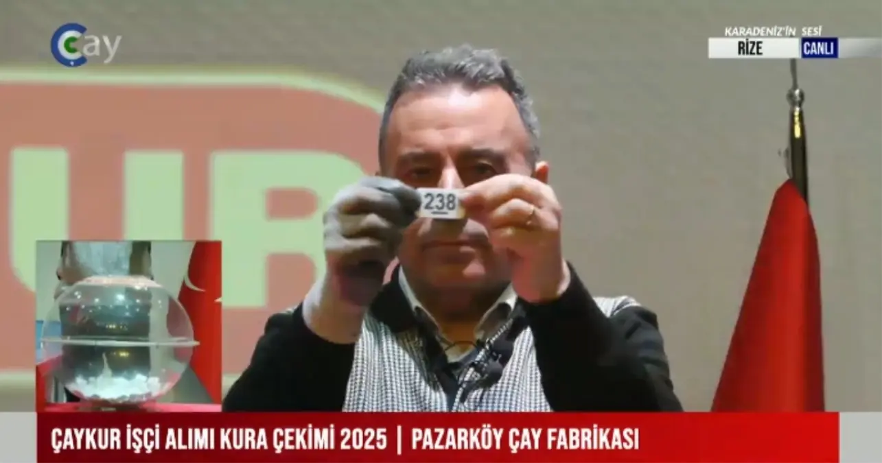 ÇAY TV CANLI | ÇAYKUR işçi alımı kura çekimi nasıl izlenir? ÇAYKUR kura listesi 2025!