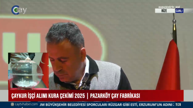 ÇAY TV CANLI | ÇAYKUR işçi alımı kura çekimi nasıl izlenir?