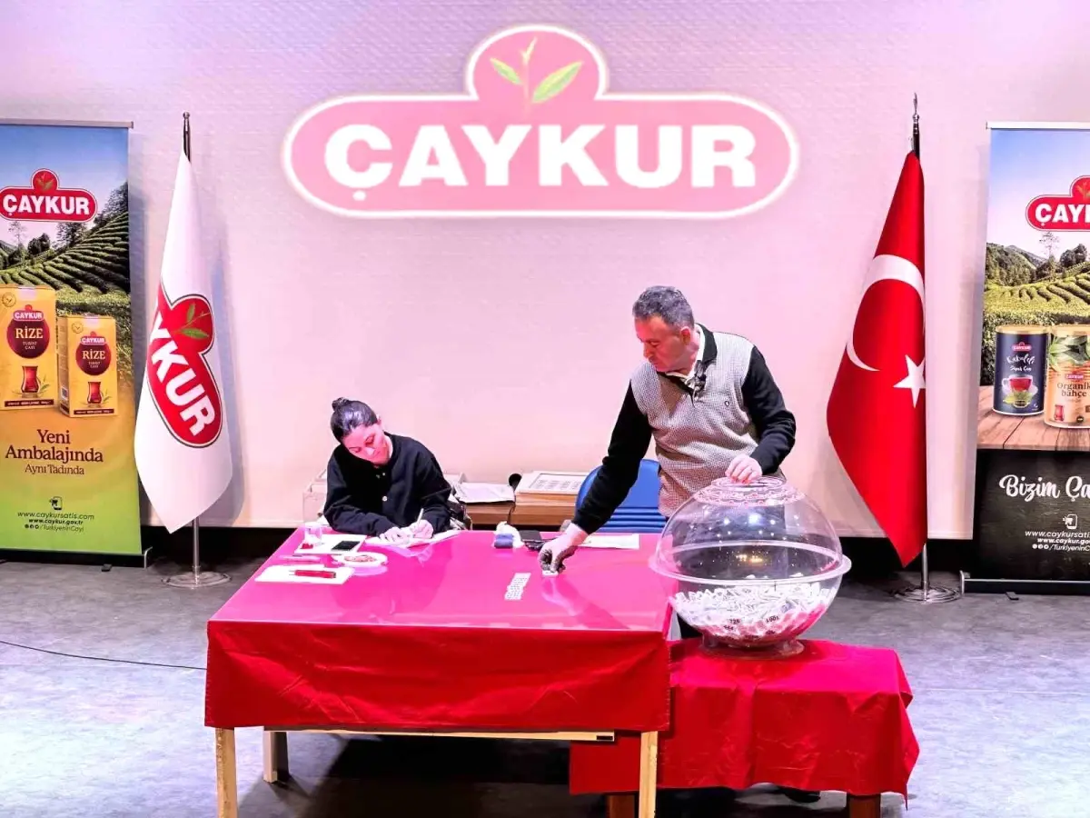 ÇAYKUR 1500 Mevsimlik İşçi Alımında Kura Çekimi Tamamlandı