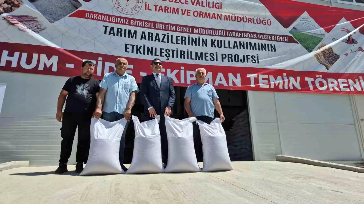 Düzce'de Çeltik Tohumu Dağıtımı Gerçekleştirildi