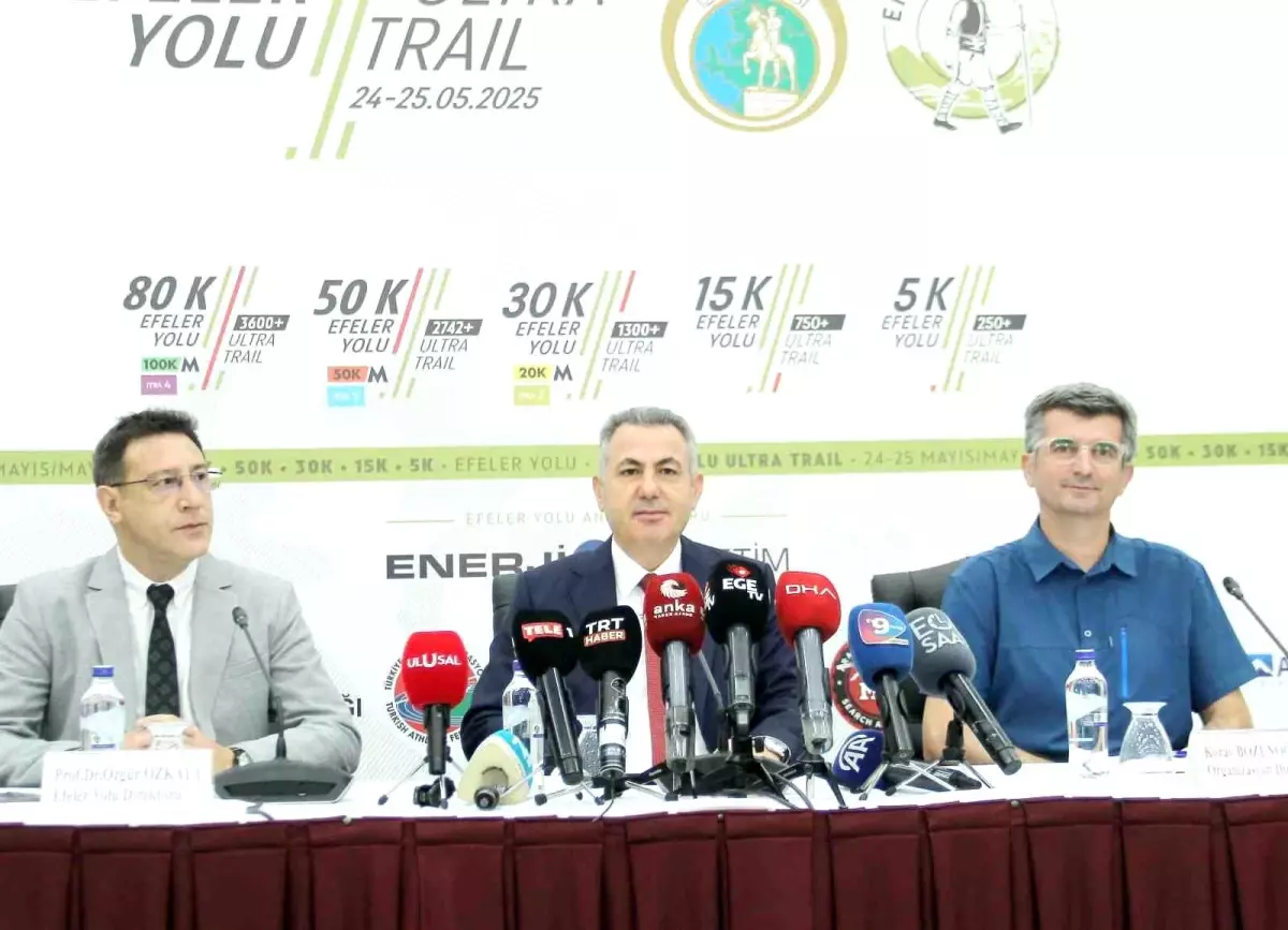 'Efeler Yolu Ultra Trail'e 6 ülkeden 256 sporcu gelecek