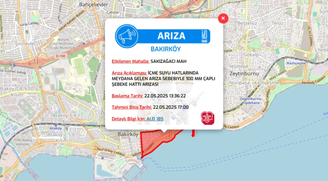 İstanbul BAKIRKÖY su kesintisi! 22-23 Mayıs İSKİ Bakırköy su kesintisi ne zaman bitecek, sular ne zaman gelecek? İstanbul BAKIRKÖY su kesintisi! 22-23 Mayıs İSKİ Bakırköy su kesintisi ne zaman bitecek, sular ne zaman gelecek?