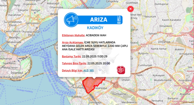 İstanbul KADIKÖY su kesintisi! 22-23 Mayıs İSKİ Kadıköy su kesintisi ne zaman bitecek, sular ne zaman gelecek?