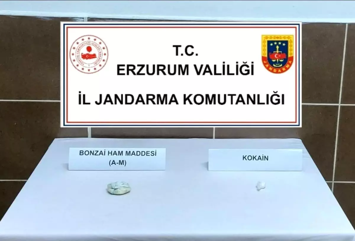 Erzurum'da Jandarma Uyuşturucu Operasyonu: 46,81 Gram Kimyasal Madde Ele Geçirildi