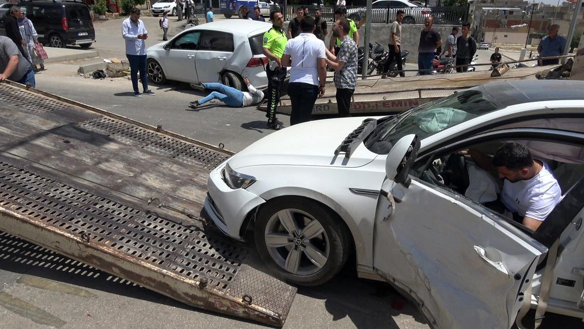 Kilis'te Zincirleme Trafik Kazası: 2 Yaralı