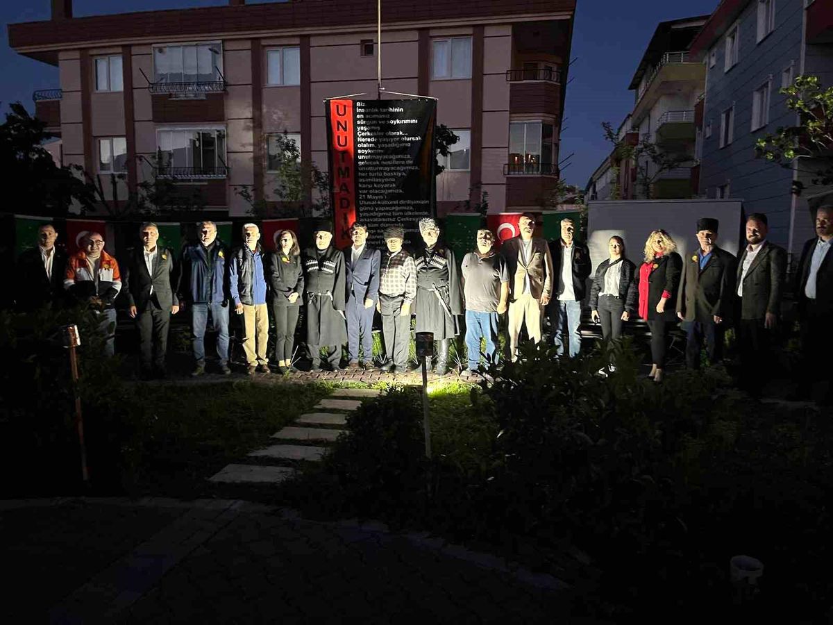 Samsun'da Çerkes Sürgünü ve Soykırımı'nın 161. Yıldönümü Anma Töreni Düzenlendi