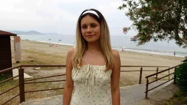 She came from Sweden to Turkey, milking cows in the village