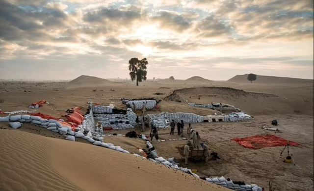 Remnants of a civilization that lived 5,000 years ago were found in the Rub' al-Khali desert