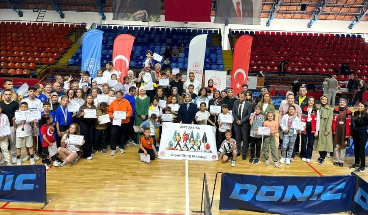 Kütahya'da '2025 Aile Yılı' Oryantiring Yarışması Coşkuyla Gerçekleşti