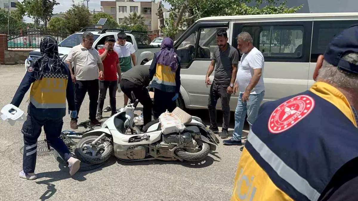 Adıyaman'da Motosiklet ve Bisiklet Çarpışması: 1 Yaralı