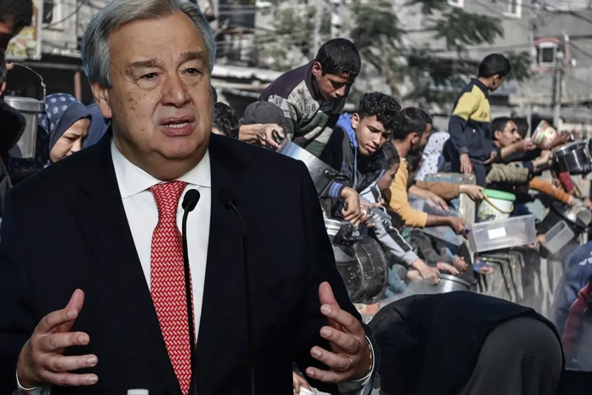BM Genel Sekreteri Guterres'den kritik uyarı: Gazze kıtlık riski altında