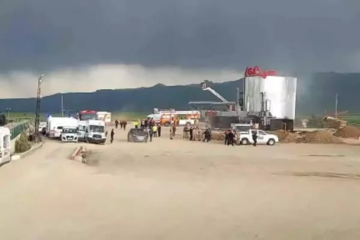 Erzurum'da asfalt tesisinde patlama! 1 işçi hayatını kaybetti
