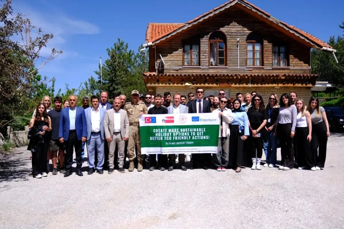 Bayburt'ta Sürdürülebilir Turizm İçin 9 Ülkeden Gençlik Çalışanları Toplandı