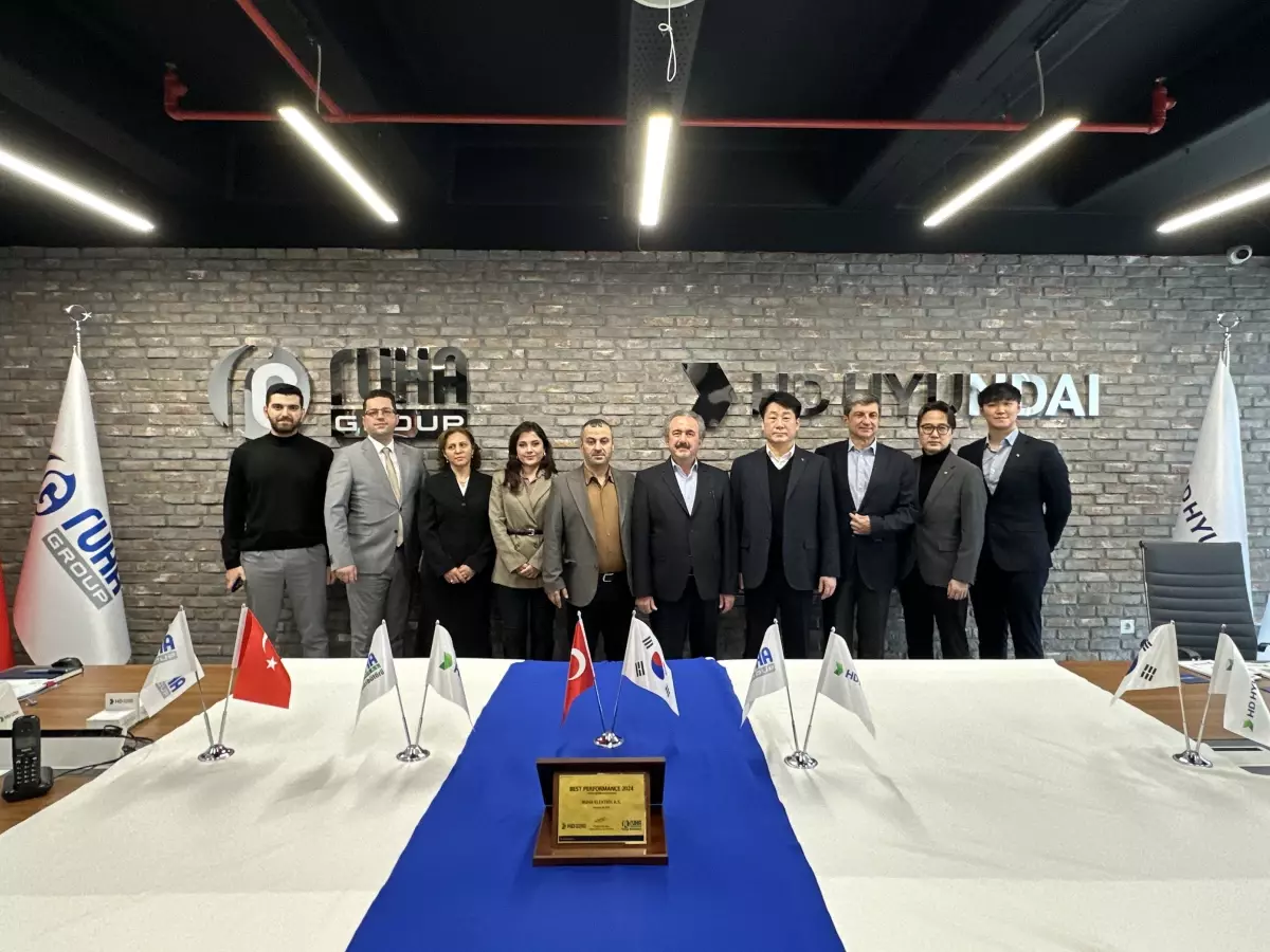 Ruha Elektrik, Hyundai Electric'ten 'En İyi Performans' Ödülü Aldı