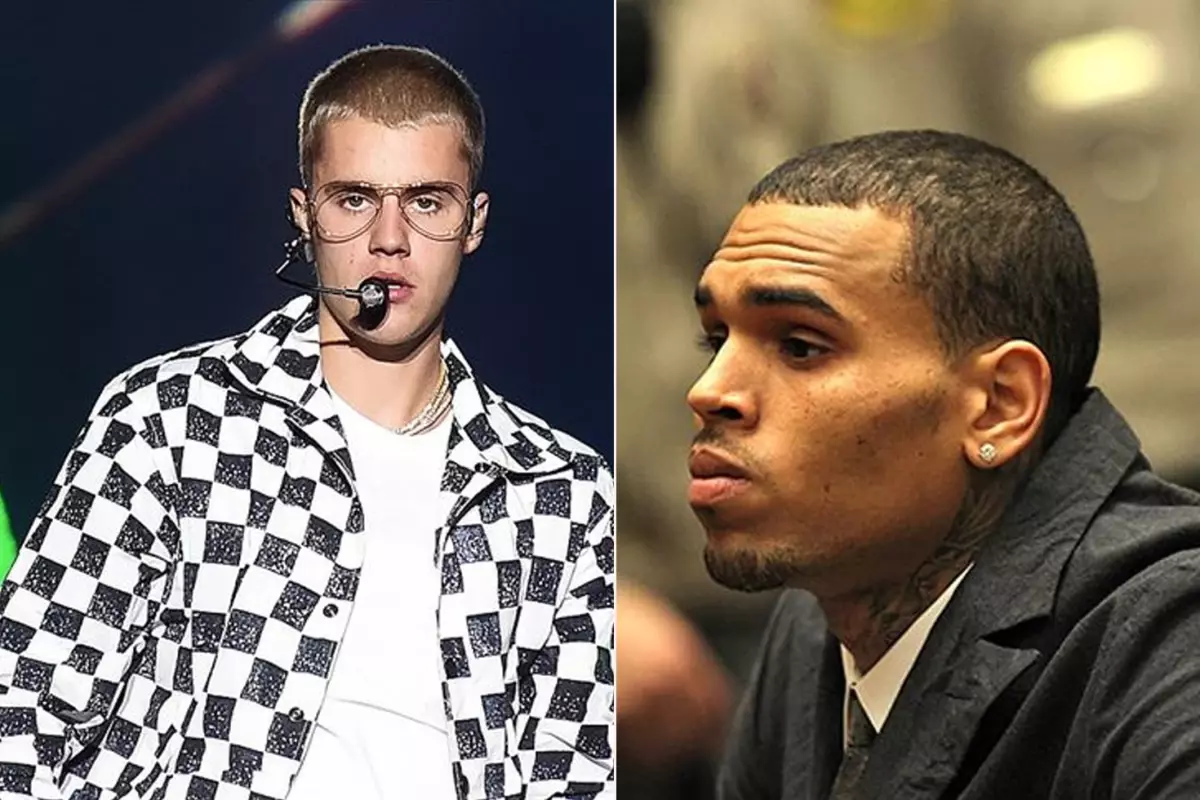 Justin Bieber'dan Chris Brown'a destek