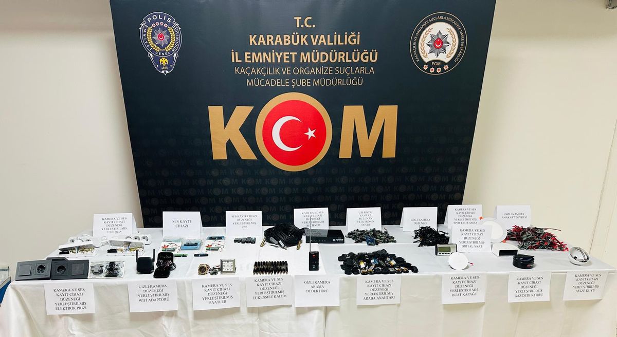 Karabük'te Casus Kamera Satışına Operasyon: Bir Kişi Tutuklandı