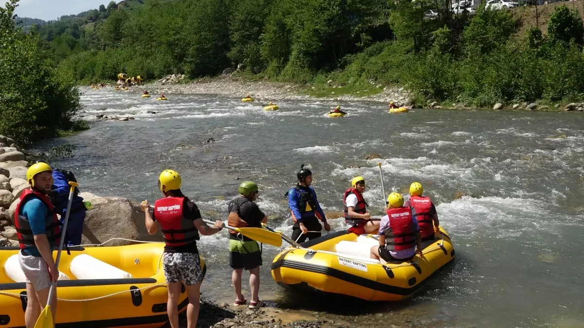 Trabzon'da Rafting Parkuru Açıldı, 100 Bin Turist Bekleniyor