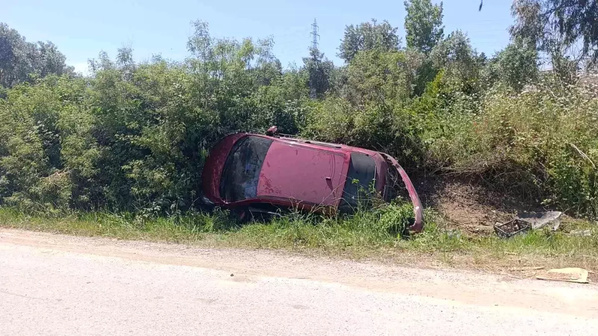 Manavgat'ta Ters Dönmüş Otomobil Bulundu, Sürücü Kayboldu