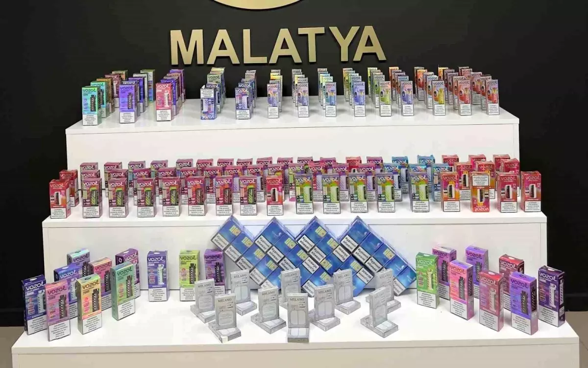 Malatya'da Kaçakçılık Operasyonlarında Büyük Miktarda Kaçak Ürün Ele Geçirildi