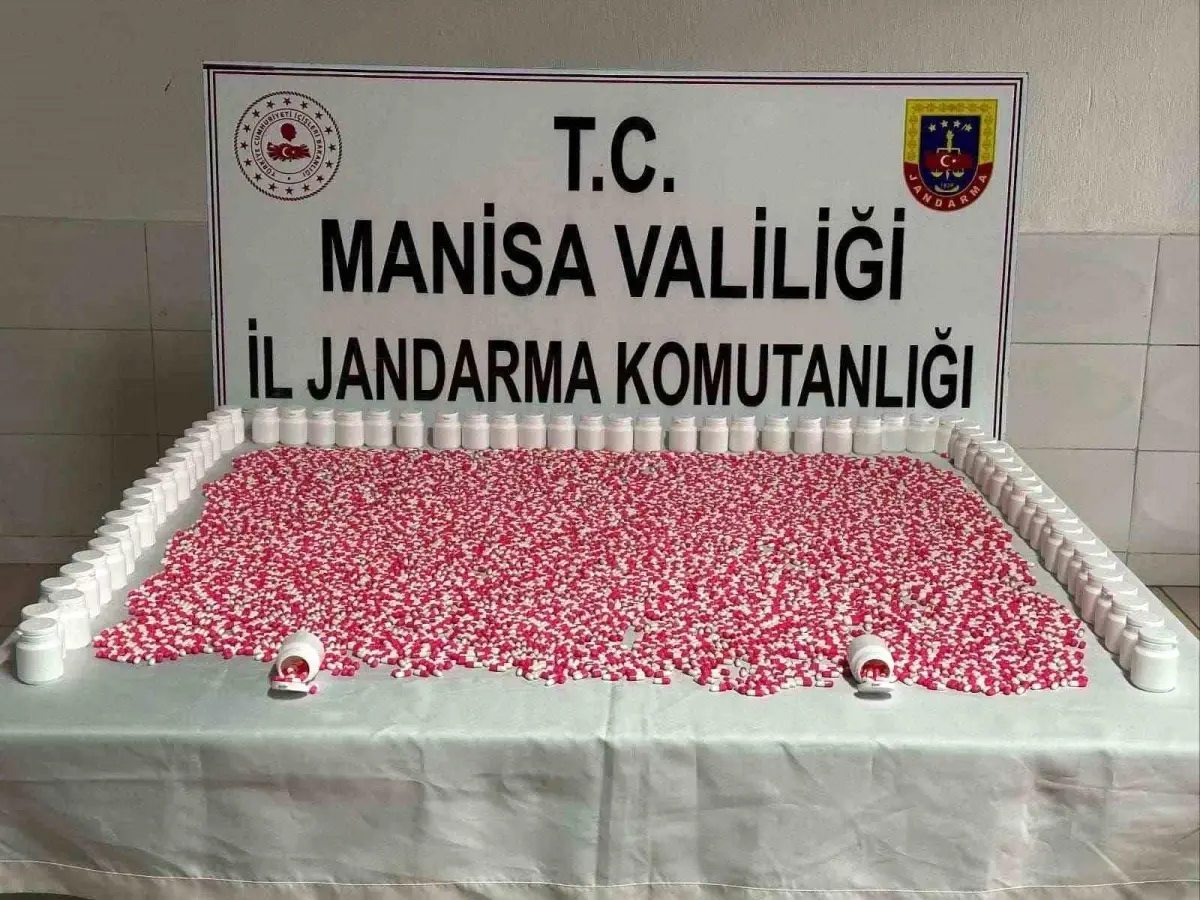 Soma'da Uyuşturucu Operasyonu: 7 Bin Hap Ele Geçirildi