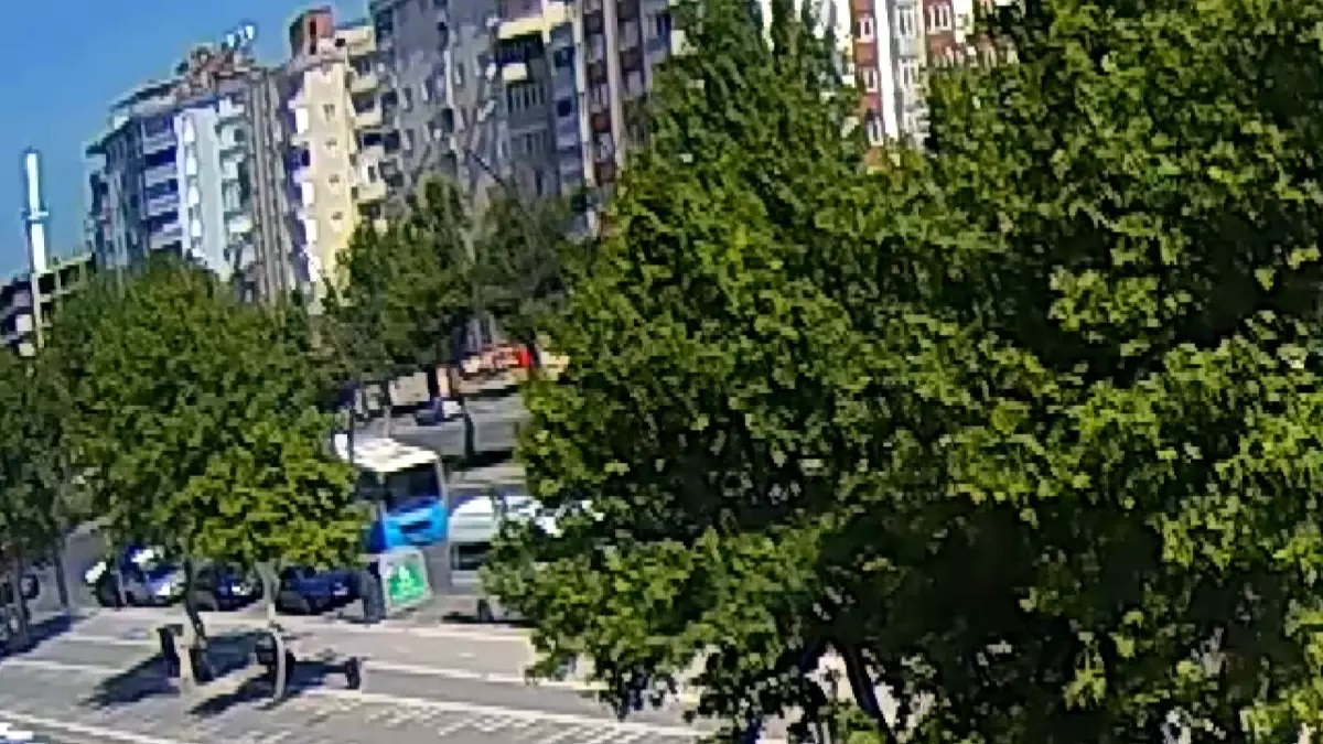 Kahramanmaraş'ta Feci Kaza Güvenlik Kamerasında