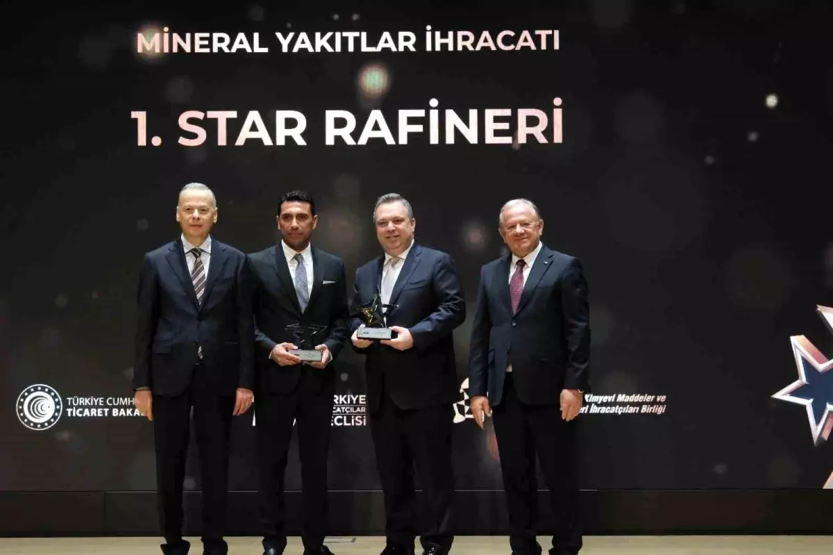 STAR Rafineri ve SOCAR Petrol Ticaret, İhracatın Yıldızları Ödülleri'nde Ödül Aldı