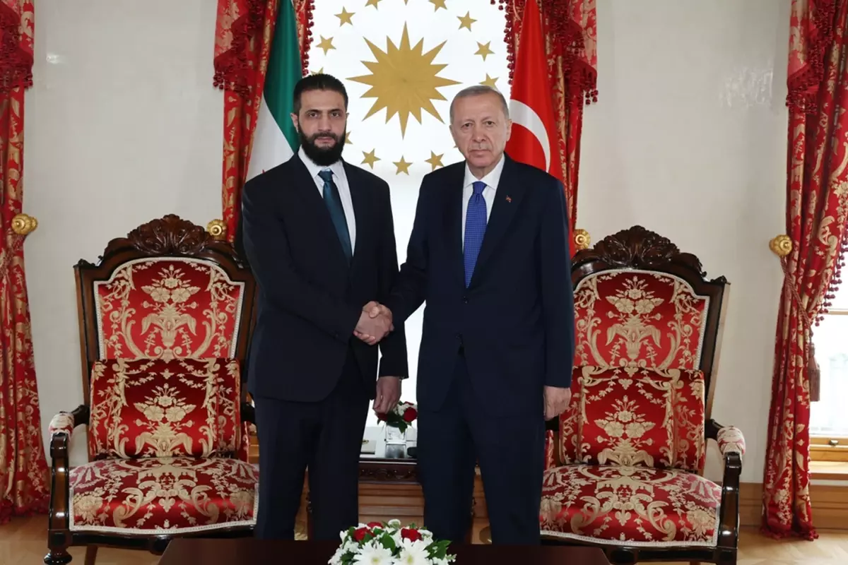 Dolmabahçe'de Suriye zirvesi! İşte Erdoğan-Şara görüşmesinde ele alınan konular
