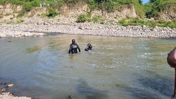 The young sergeant drowned in the stream he entered to cool off