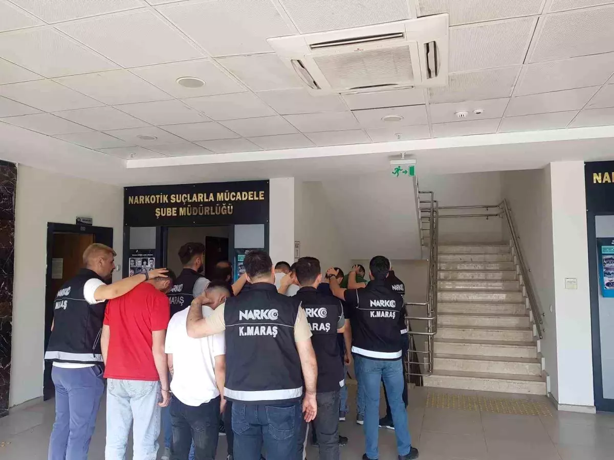 Kahramanmaraş'ta Uyuşturucu Operasyonunda 14 Kişi Tutuklandı