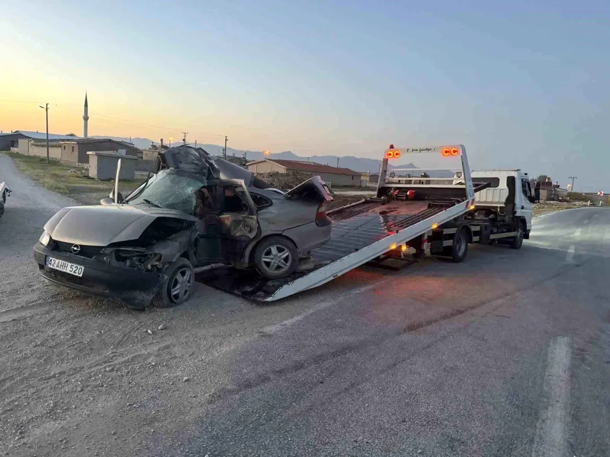 Konya'da Trafik Kazası: Sürücü Hayatını Kaybetti
