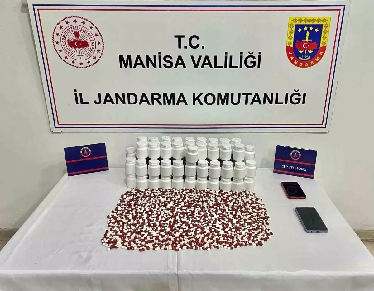 Manisa'da Jandarmadan Sentetik Ecza Operasyonu