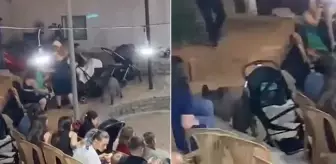 Şehre inen bir yaban domuzu düğüne daldı