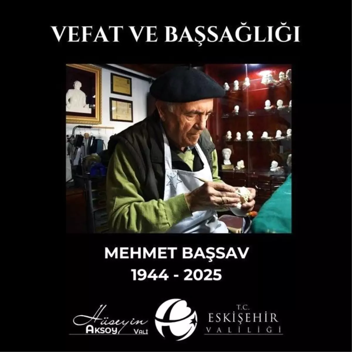 Lüle Taşı Sanatçısı Mehmet Başsav İçin Taziye Mesajı Yayınlandı