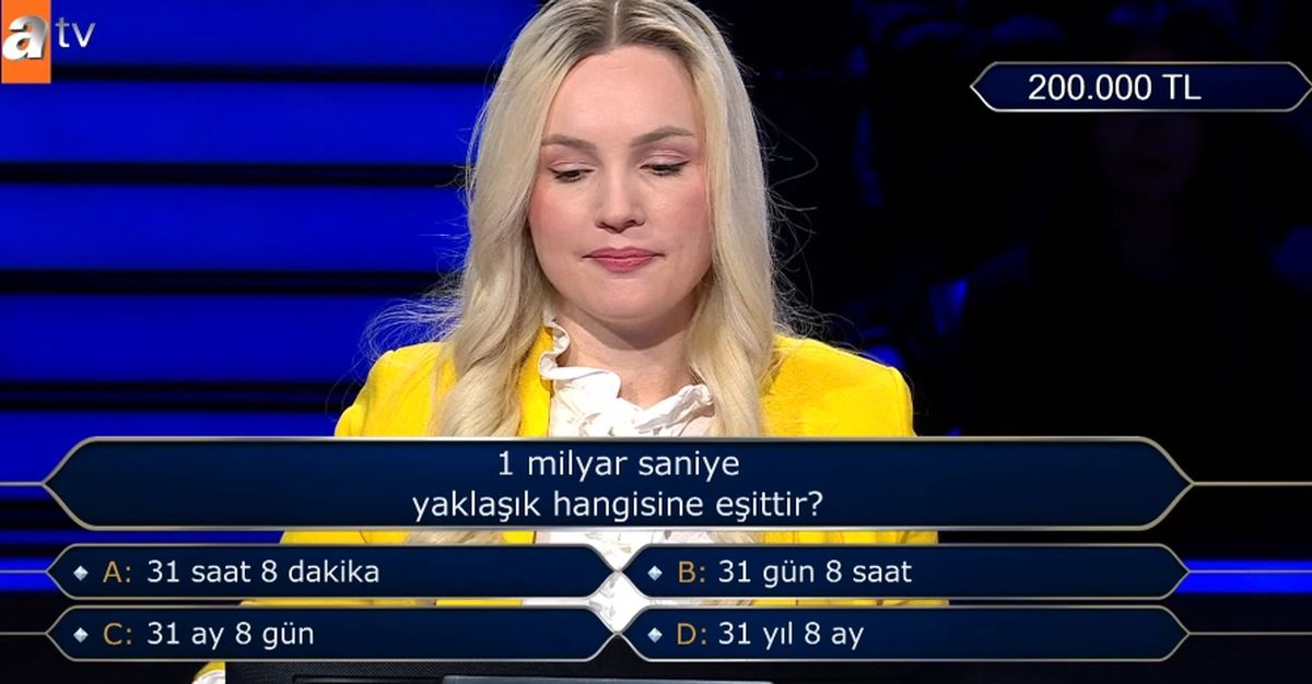 1 milyar saniye yaklaşık hangisine eşittir? 1 milyar saniye kaç dakika, kaç saat, kaç gündür, kaç aydır?