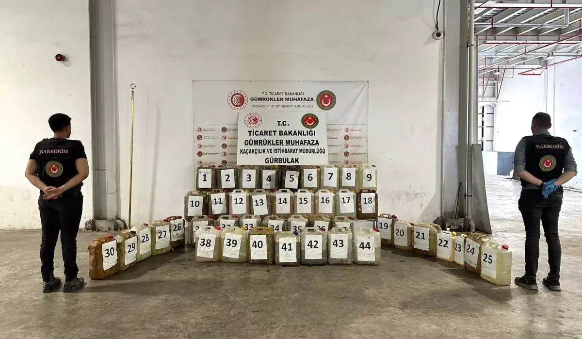 Gürbulak Gümrük Kapısı'nda Tarihi Uyuşturucu Yakalama