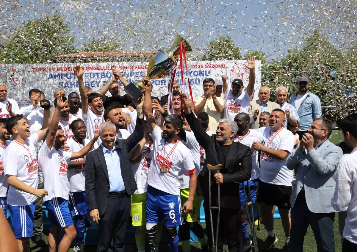Şahinbey Belediye Ampute Futbol Takımı Şampiyon Oldu